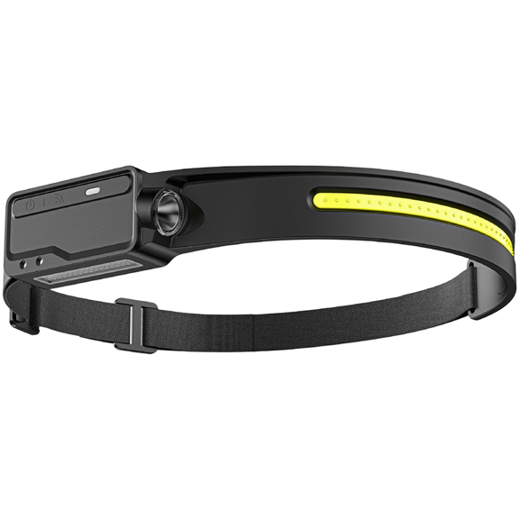 XHWshop Rechargeable LED Headlamp with Motion Sensor 3 Light Modes Waterproof for Hiking