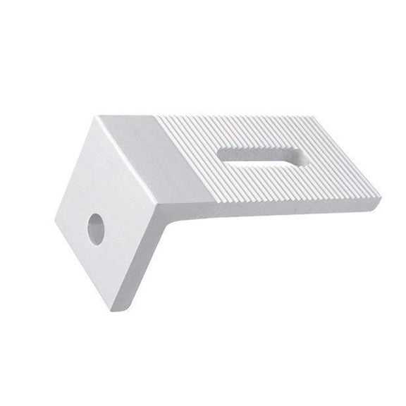 XHWshop Solar Panel Mount Bracket Kit 90 Degree Angle Aluminium Rail Connection Angle Bracket Photovoltaic Mounting Set 1/4/10Pcs