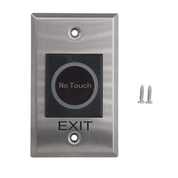 XHWshop Switch No Touch Exit Push Button Exit Switch Indoor Press To Exit Button Infrared Door Sensor Exit Switches Electrical Supplies