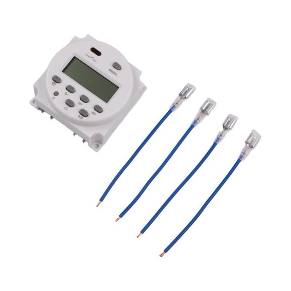 XHWshop Wired Waterproof Programmable Digital Timer Switch 12V DC Perfect for Controlling Lighting Systems and Equipment Timers