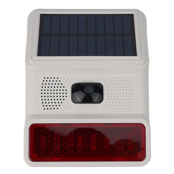 XHWshop Wireless 433MHz Outdoor Solar Waterproof Light Flash Strobe Siren For Home Burglar Wifi GSM Home Security