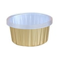 XHXGZ Baking Pans For Oven 5PCS Reusable Round Aluminum Foil Tin Cups