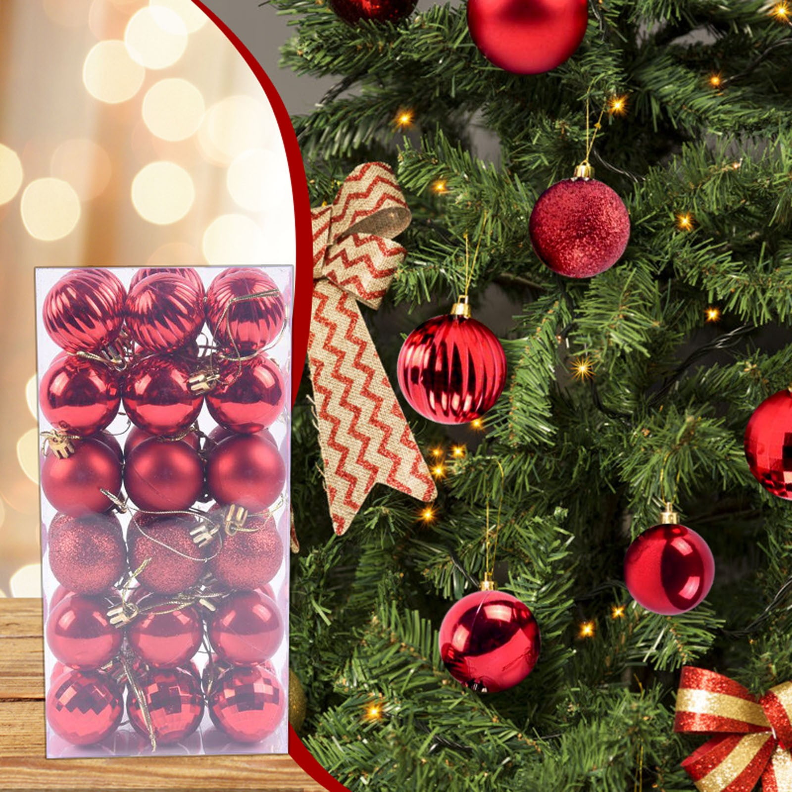 XHXGZ Christmas Ceiling Decorations 36 Christmas Ornaments with