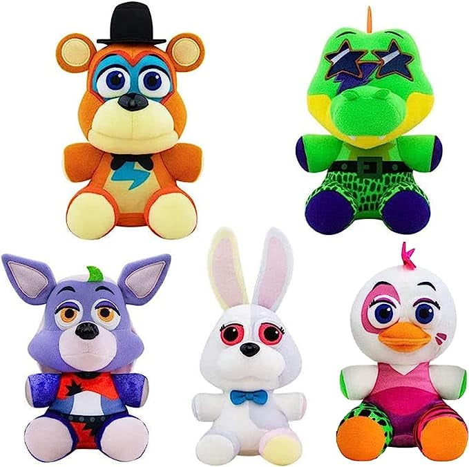 XHtang 5 Pcs Five Nights at Fre_ddy's Plushies，Five Nights at Fre_ddy's ...