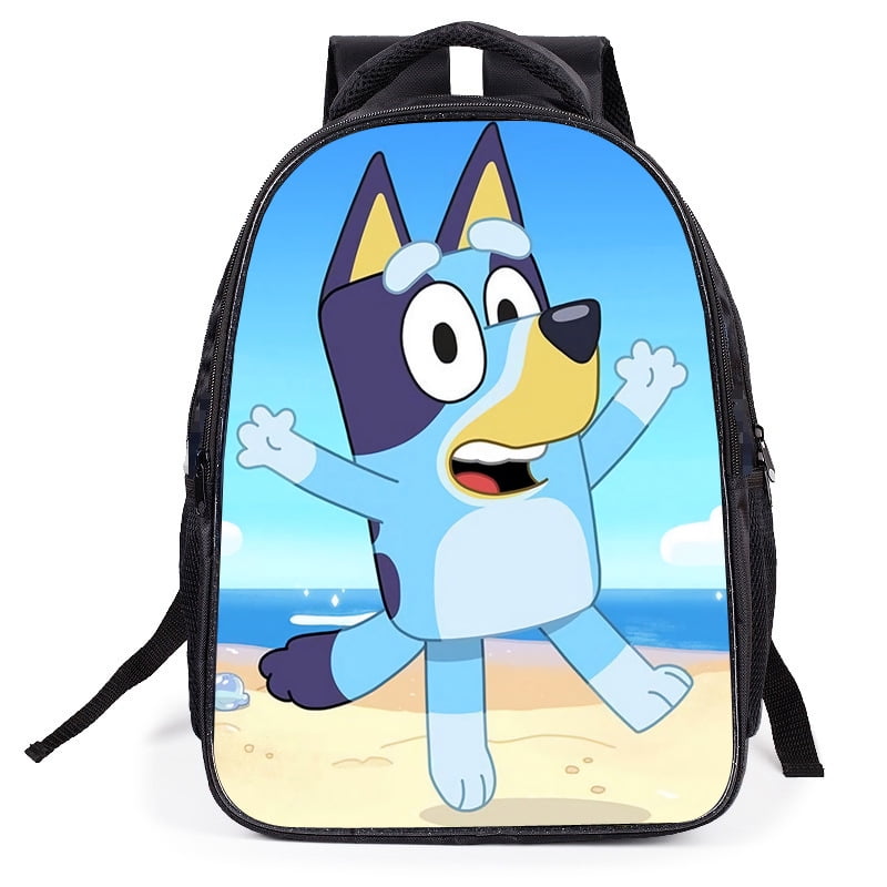 XHtang Cartoon BLUEY Backpack Schoolbag Kids Outdoor Shoulder Bags