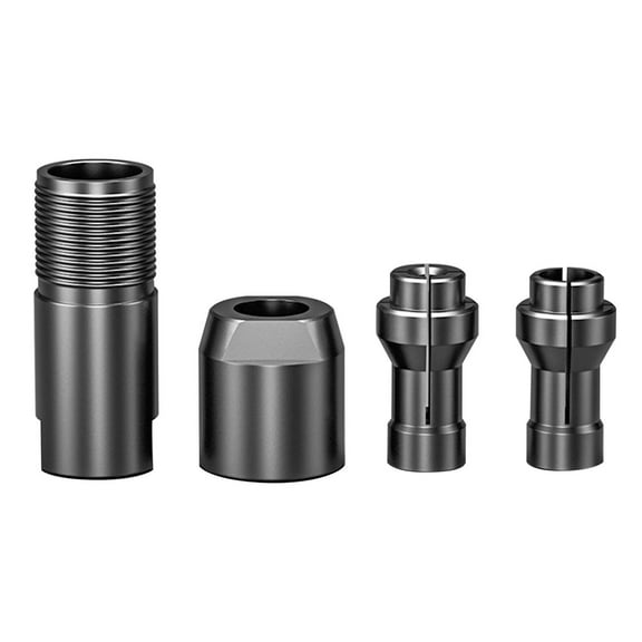 XIA0LE 1 Set Die Grinder Collet, Grinding Machine Clamping Collet Adapter 1/4" And 1/8" Arbors Shanks, 3mm Die Grinder Collet