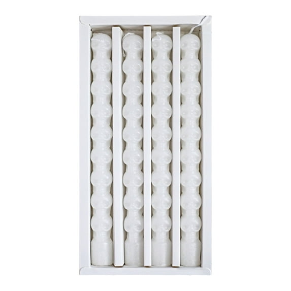 XIA0LE 4PCS Halloween Skeleton Taper Candles Long 10 Inch Spiral Twisted Candles Gothic Skull Candle Decor Creepy Skeleton-Shaped Candles For Home Decor Gifts, White