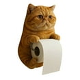 thumbnail image 1 of XIA0LE Decorative Cat Toilet Paper Holder, 8in Cat Toilet Paper Holde, Wall Mount Bathroom Tissue Dispenser with Ragdoll Design Little Alpaca cat Toilet Paper Holder, 1 of 5