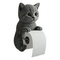 thumbnail image 1 of XIA0LE Decorative Cat Toilet Paper Holder, 8in Cat Toilet Paper Holde, Wall Mount Bathroom Tissue Dispenser with Ragdoll Design Little Alpaca cat Toilet Paper Holder, 1 of 5