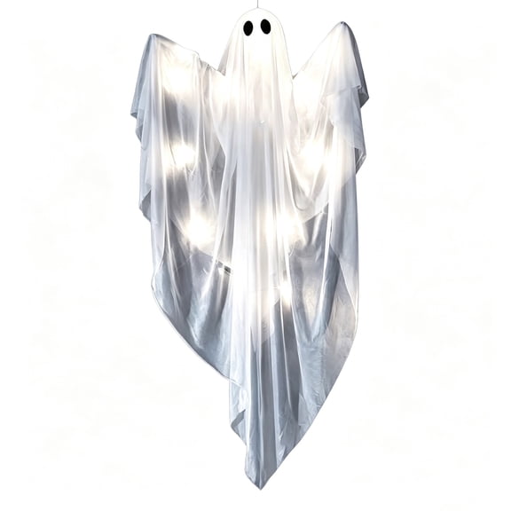 XIA0LE Halloween Luminous Ghost Decoration Prop White Light