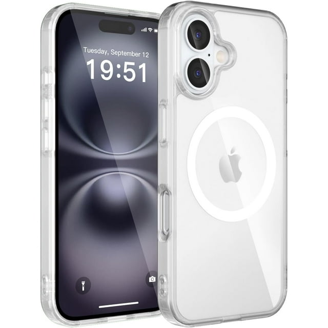 XIACOCOFor Iphone 16 Clear Case 2024,[Crystal Clear Not Yellowing