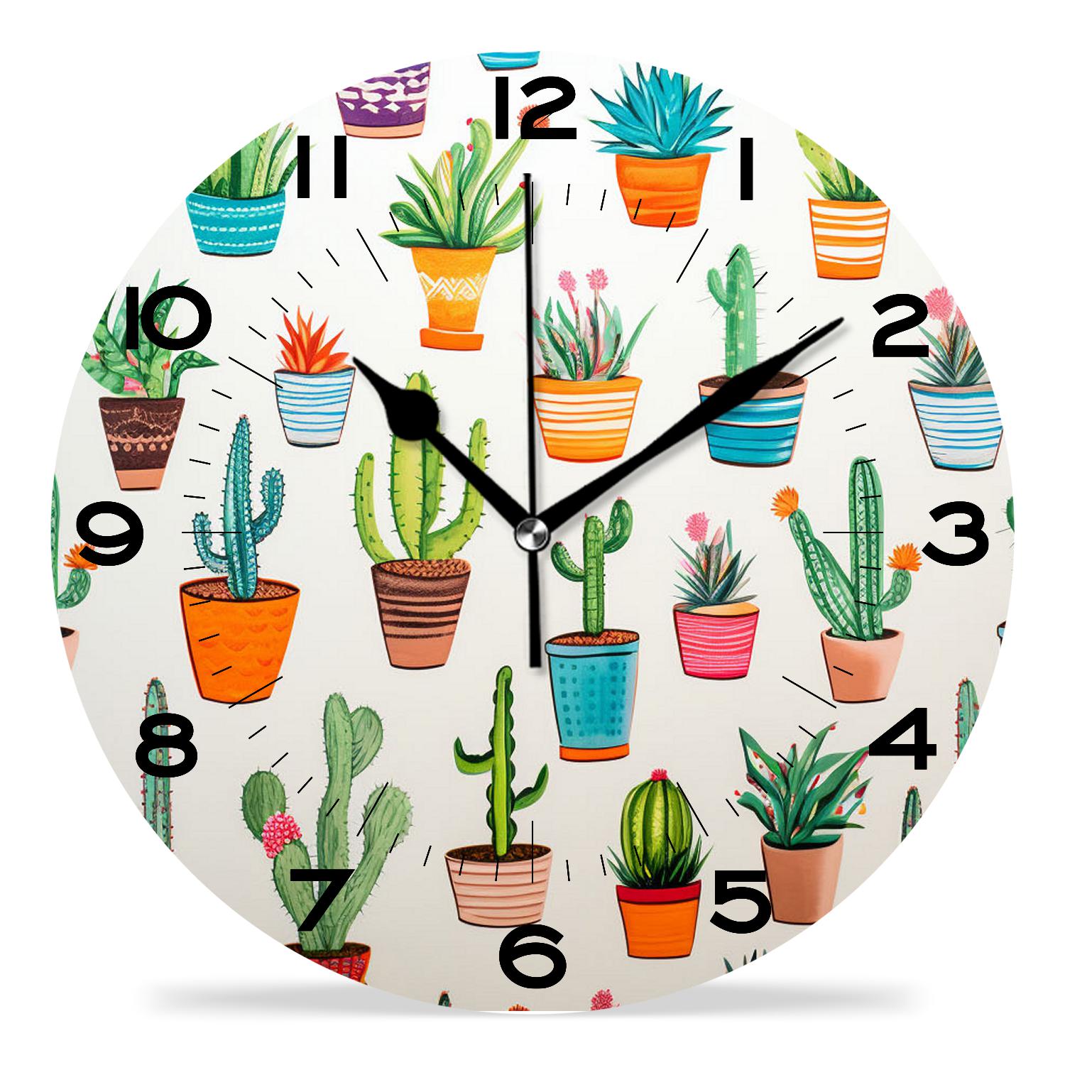 XIAGEANA 12 Inch Wall Clock Silent NonTicking Cute Dog Puppy Love