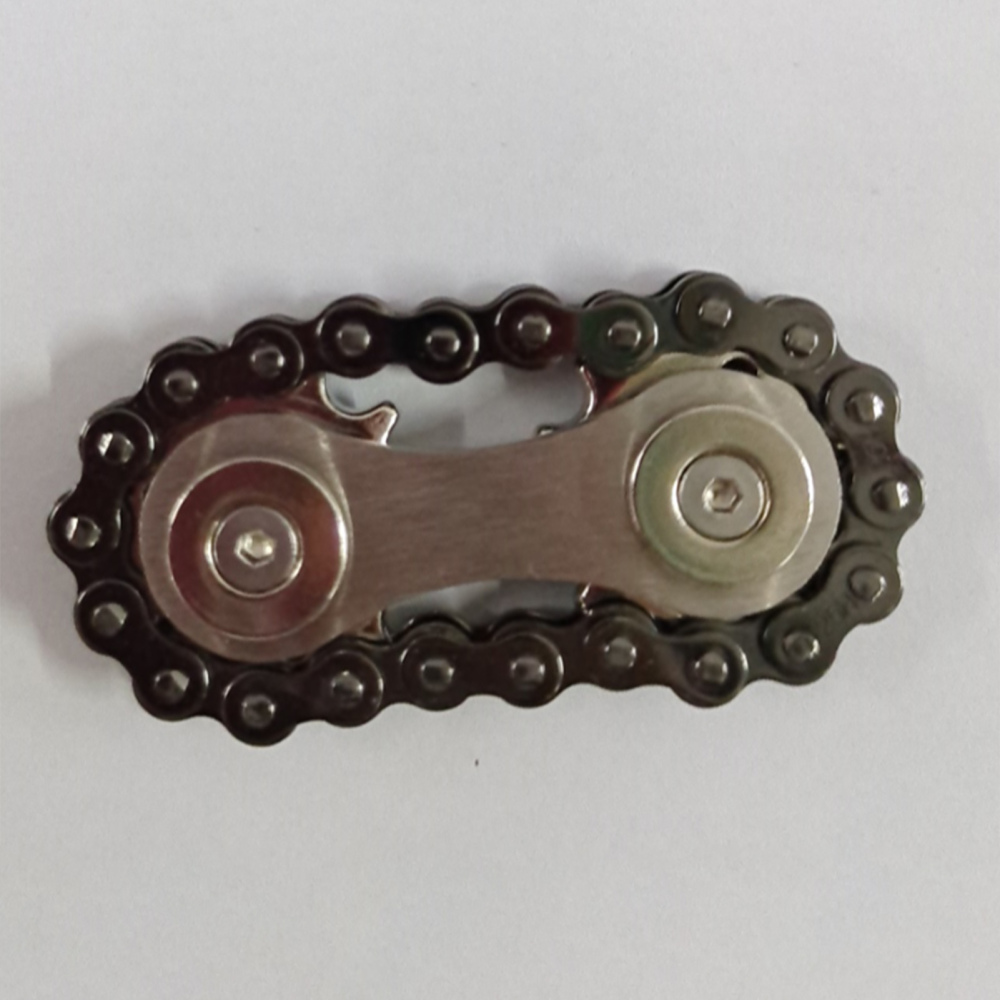 XIAN Bike Chain Gear Fidget Spinner Stainless Steel Fidgets Spinner