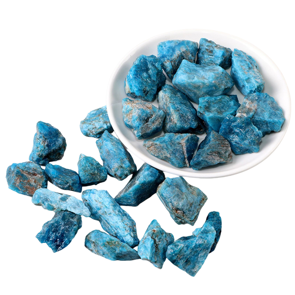 XIAN Blue Crystals and Healing Stones Irregular Home Decoration Stone