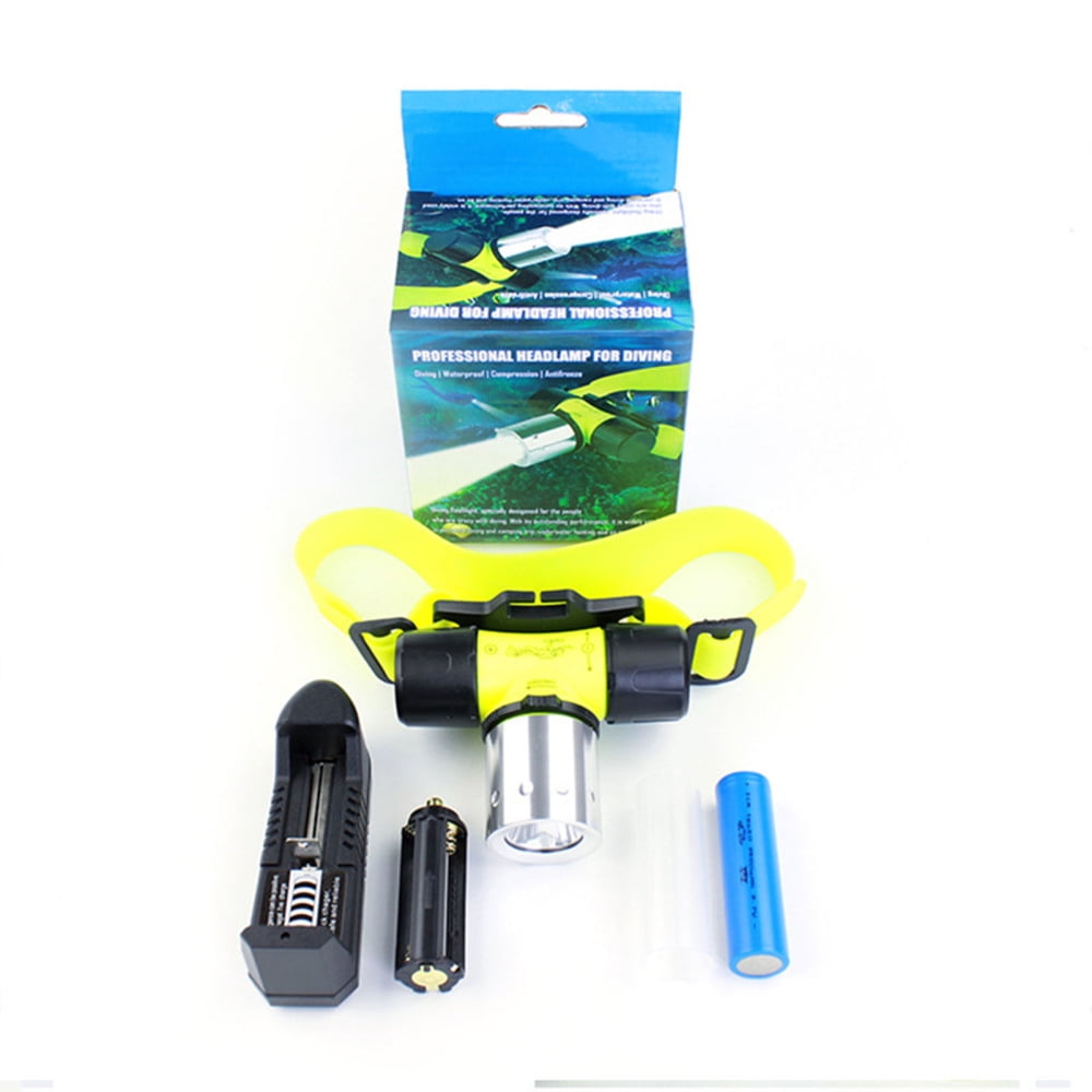XIAN Portable LED Diving Headlamp 3 Modes Adjustable Powerful