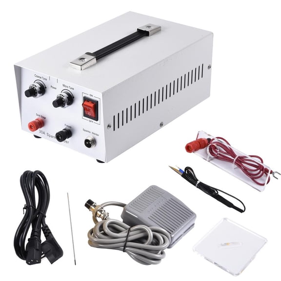 XIANERS Automatic Spot Welder Pulse Argon Arc Welding Machine Jewelry Welder 110V Spot Welder for Jewelry Welding Jewelry Repair Tool 30A,300W
