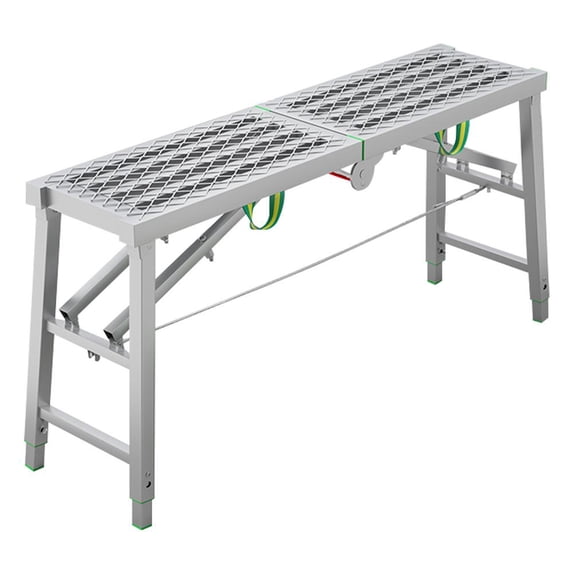 XIANERS Folding Scaffolding Shelf Thicken Portable Step Stool Ladder Anti-slip Mesh Style Adjustable Height Engineering Ladder With Carton For Home Renovation best service