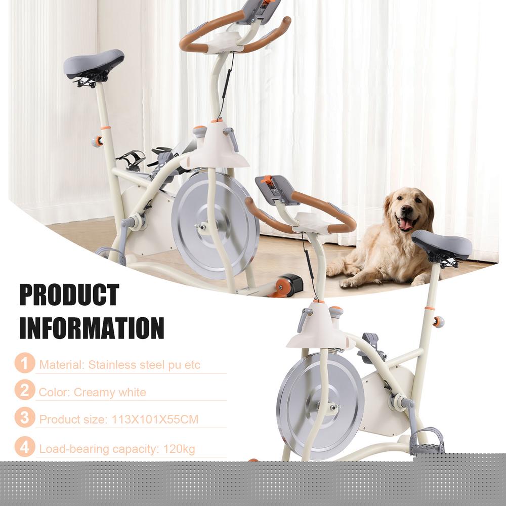 XIANERS Home Workout Exercise Equipment Home Exercise Cycle Stationary Home Trainer with Tablets Holder for Home School Gym Indoor expert
