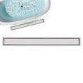 XIANERS Linear Drain Rectangle Bathroom Linear Drain 304 Stainless ...