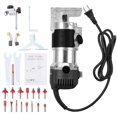 thumbnail image 1 of XIANERS Router Tool Electric Laminate Trim Router 110V Handheld Router Trigger Milling Engraving Hand Machine Joiner Tool for Woodworking relaxing, 1 of 9