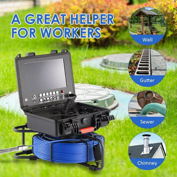 XIANERS Sewer Camera Plumbing Camera Drain Pipe Camera Plumbing Camera ...