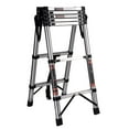 thumbnail image 1 of XIANERS Telescoping Ladder 8.6ft Telescoping a Frame Ladder 330lb Stainless Steel Rv Ladder Roof Ladder Multi-purpose Portable Telescopic Ladder Non-slip Foldable Telescoping Ladder accepted, 1 of 9