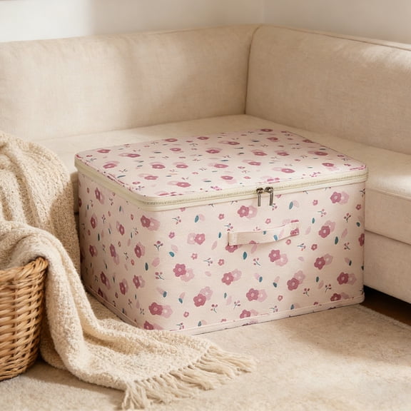 XIANGerQVQ Storage Trunks Bag - Large Capacity Cloth Soft Cover Storage Box Foldable With Handheld Storage Box Clothing Storage Box