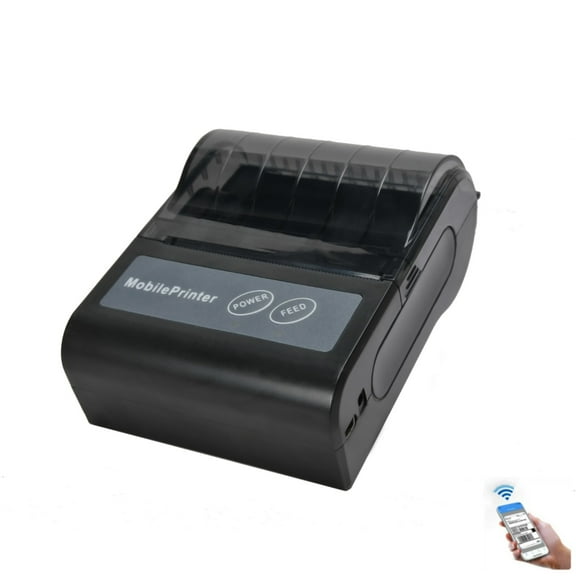 XIANJINO 80MM Portable Mini Bluetooth Thermal Receipt Printer Compatible with iOS Android Windows For Warehouse Courier Service
