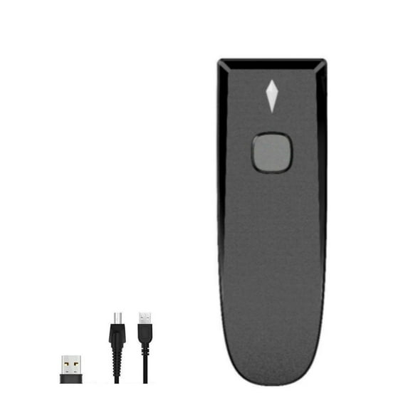 XIANJINO Bluetooth Mini 1D 2dBarcode Scanner, 3-in-1 Portable Wireless 2D COMS Bar Code Reader for Tablet iPhone Android Windows Mac Pos XJ-9604