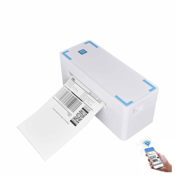 XIANJINO Thermal Label Printer, 4''x6'' Bluetooth Label Printer for Shipping Packages, Compatible with Windows Smartphone XJ-PR402A