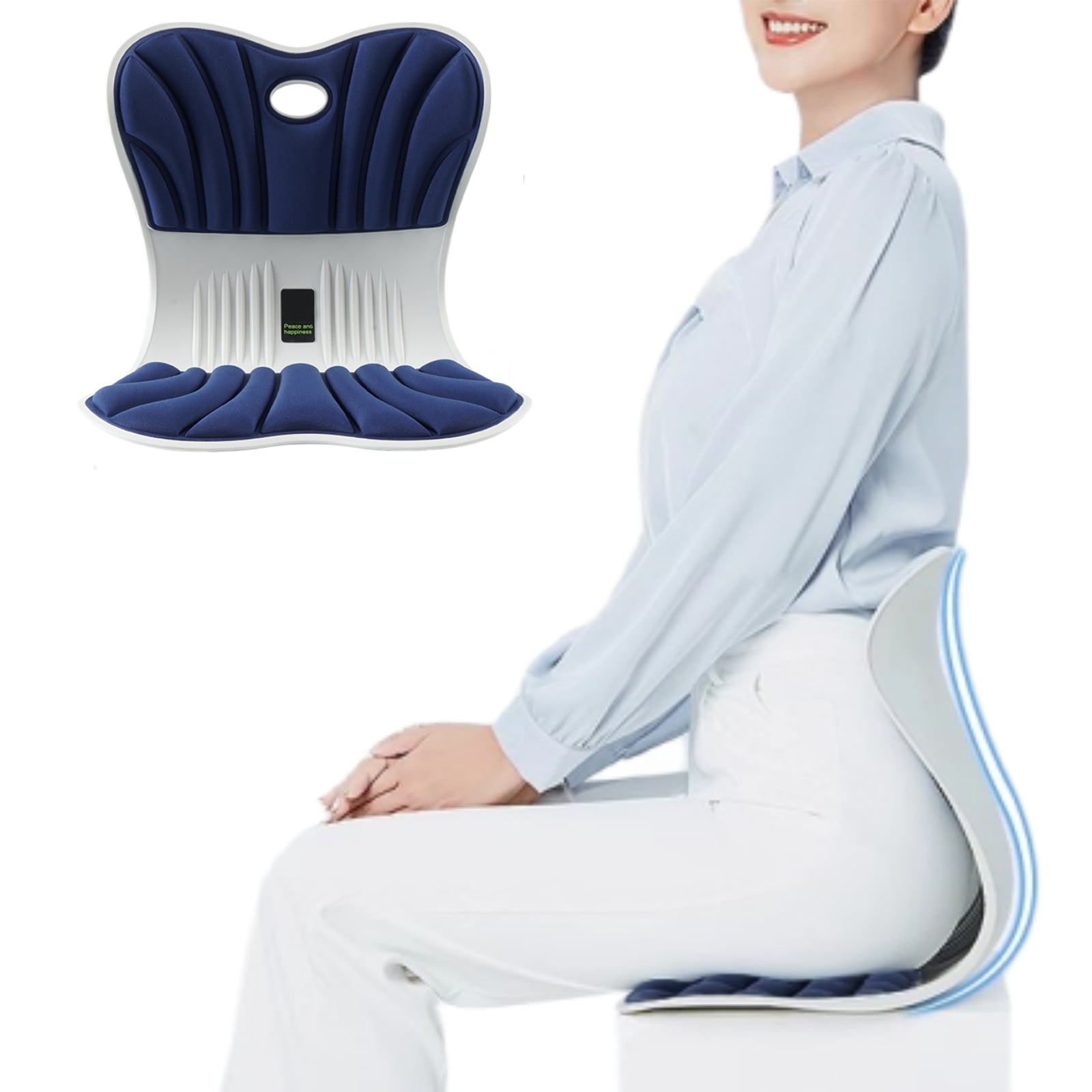 XIANJINO Waist Protection Cushion Chair, Ergonomic Lower Back Support