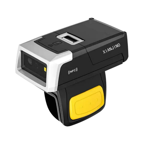 XIANJINO Wearable Glove Barcode Scanner: 2 in 1 Dual Use Detachable Design, Finger Wireless 1D 2D QR Bar Code Reader, 3 in 1 Works with Bluetooth 2.4G Wireless USB Wired, Handheld Bar Code Reader