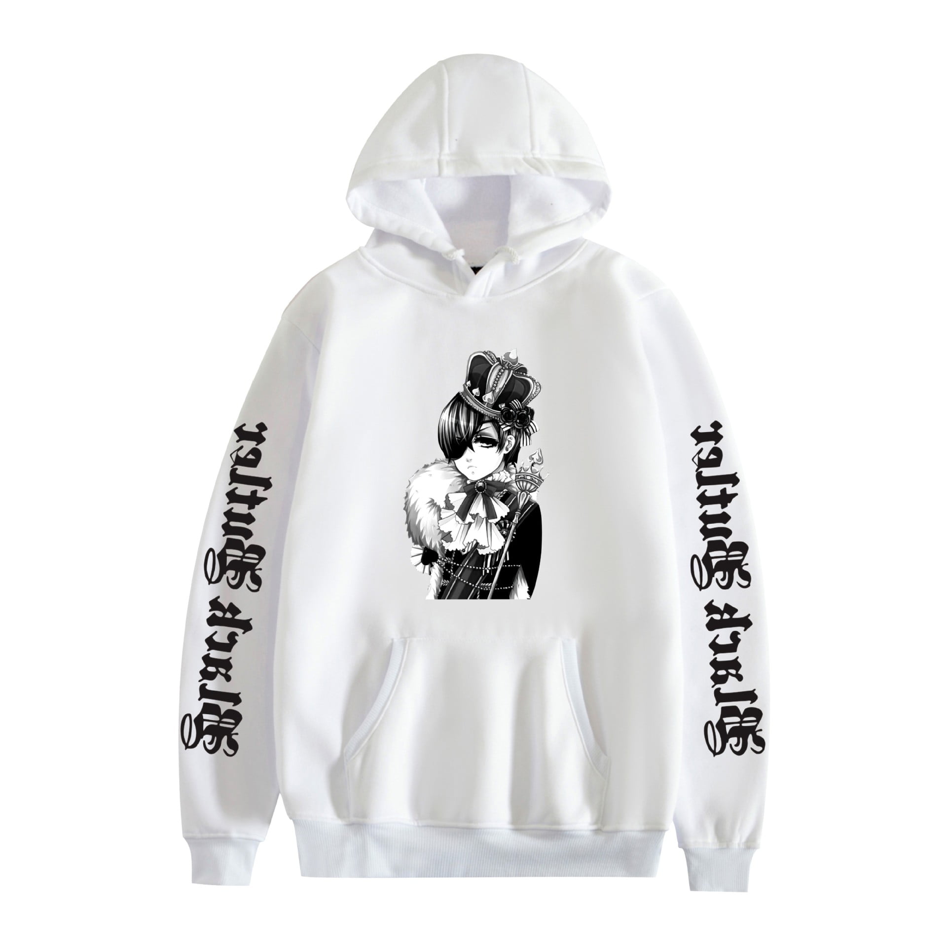 XIANQI Anime Black Butler Hooded Sweatshirt Adult Cosplay Hoodie Sportswear Pullover Sweater Walmart