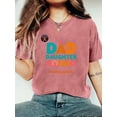 thumbnail image 1 of XIANQI Dad Daughter Squad T-Shirts For Women Short Sleeve Casual XXL, 1 of 5