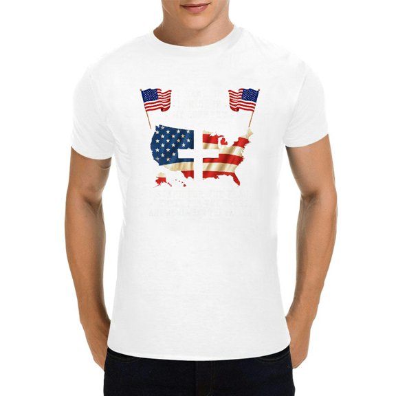 XIANQI Unisex Graphic Tee T-Shirt - I Take Pride in My Country XXXL