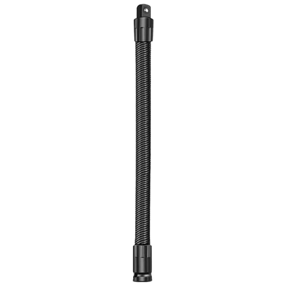 XIANXIAN 1/2 Flexible Shaft Extension Extender Torque Aocket Wrench Ratchet Drive Bar Bendable Spring Steel Flex Reach Tool Connecting Rod Electric Impact Drill Adapter for Hard to Reach(10in)