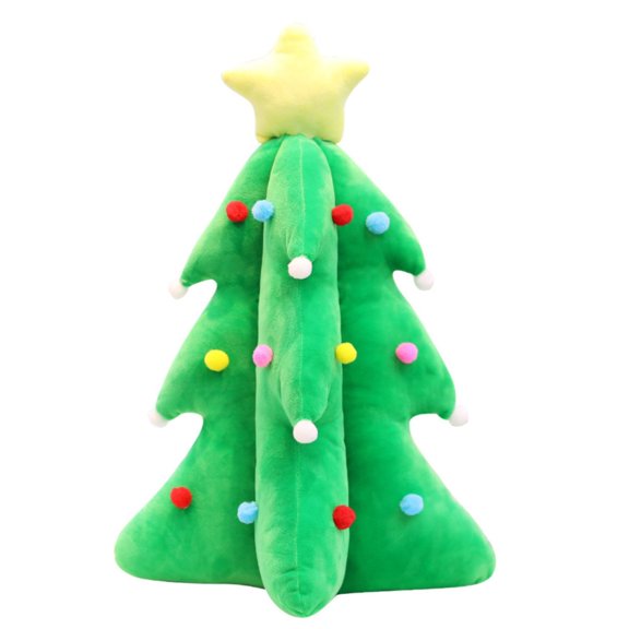 XIANXIAN 11 21 Inch Plush Christmas Tree Stuffed Christmas Tree Animals Soft Throw Pillows Cute Fluffy Toys for Sofa Home Couch Room Xmas Party Decor Stocking Stuffers