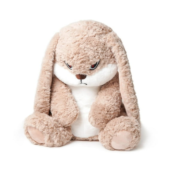 XIANXIAN 19.6 inch Bunny Stuffed Animals, Soft & Cute Rabbit Plush Toys, Grumpy Bunny Plush, Rabbit Stuffed Animal, Perfect for a Gift (Brown)