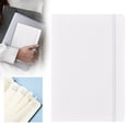 thumbnail image 1 of XIANXIAN 2 Pack A5 Pocket Notebook with Pen Holder, 8.3 x 5.7 inch Small Hardcover Lined Journal Ruled Notebook for Work, Travel, Daily Notes, To-Do Lists 80 Sheets( Black*1+White*1, 1 of 7