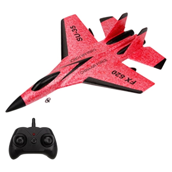 XIANXIAN 2026 New Remote Control Airplane, Gravity Glider Foam RC Fighter 360° Remote Control Glider Airplanes with Lights Airplane Model