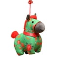thumbnail image 1 of XIANXIAN 2026 Year of The Horse Chinese New Year Ornaments, Cute Hanging Horse Plush Mascot Figurine, 2026 Chinese Zodiac Ornaments Spring Festival Decorations New Year Gifts (6.3In), 1 of 6