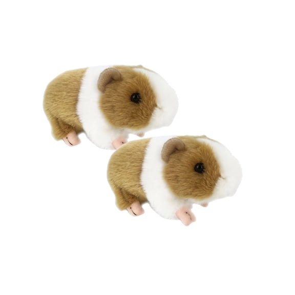 XIANXIAN 2Pcs Cute Guinea Pig Stuffed Animal Guinea Pig Stuffer Gift 7 Inch Soft Yellow Hamster Plush Toys Nice Gift for Boys Girls Christmas Birthday Themed Party Supplies