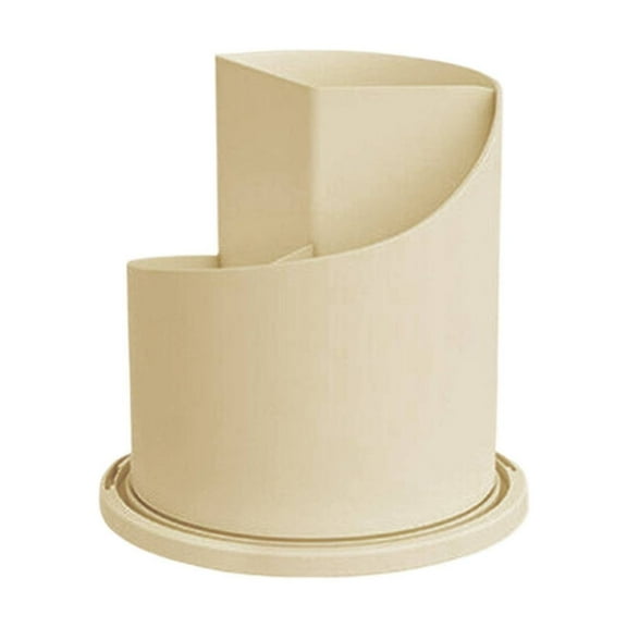 ​​XIANXIAN 360° Rotating Brush Holder Concealed Toothbrush and Makeup Organizer Hidden Shower Bathroom Storage for Travel Countertop Toothbrush and Toothpaste Setup​​