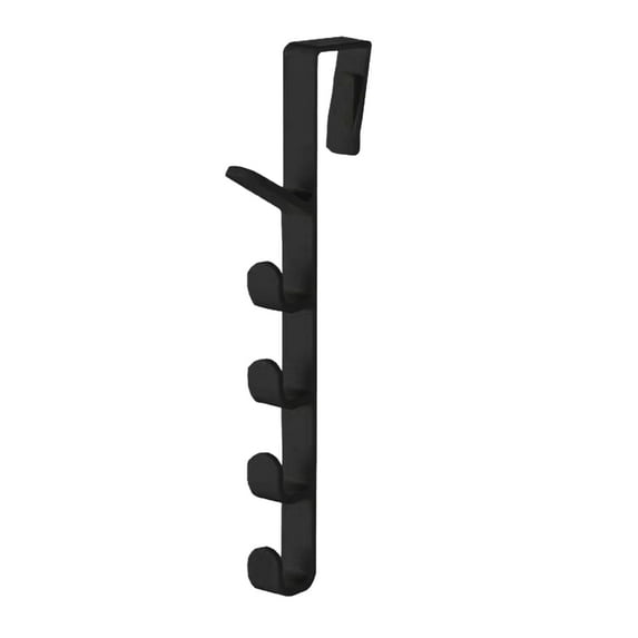 XIANXIAN 5 Hook Over The Door Hooks, Vertical Over The Door Towel Rack, Over Door Hook, Over The Door Hanger, for Towel and Clothes Hangers