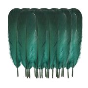 XIANXIAN 50 Colorful Goose Feathers Decoration for Wedding Clothing Stick Cat Colourful Diy for Hair Party Home Flower Pcs Decoration Plumage Craft 50 Plumage Middle Floating Plume