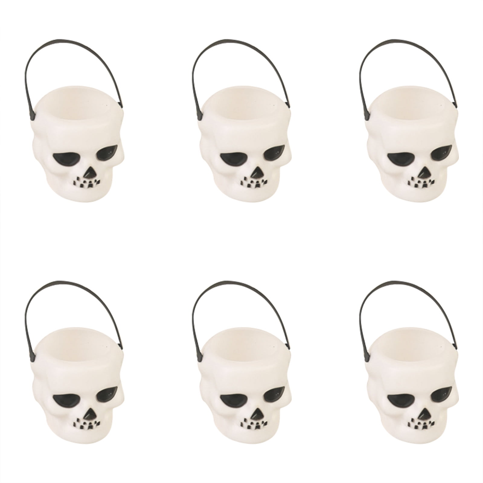 XIANXIAN 6PC Halloween Decorations Pumpkin Bucket Halloween Gifts tote