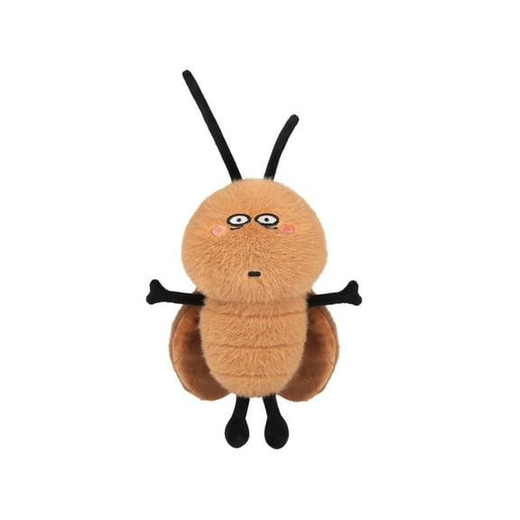 XIANXIAN 7.9inch Plush Cockroach Stuffed Animal Toys,Creative Cockroach Cartoon Doll Teasing Ugly Cute PlushToys,Fun Birthday Gifts Home Decor