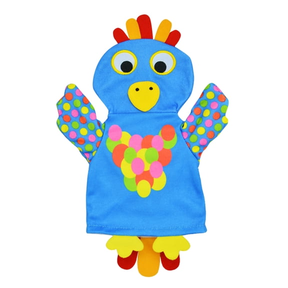 XIANXIAN Animal Hand Puppets Cute Chicken Plush Animal Toys Dolls for Kids Imaginative Pretend Play Storytelling