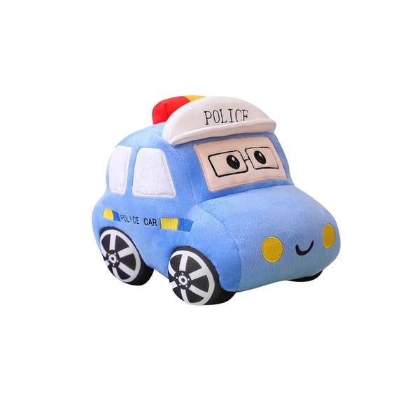 XIANXIAN Car Stuffed Toy,11.8""/30cm Soft Police Car Stuffed ToyStuffed Car Plush Pillow Toy,Gifts for Kids or Birthday Party (Police car), Blue