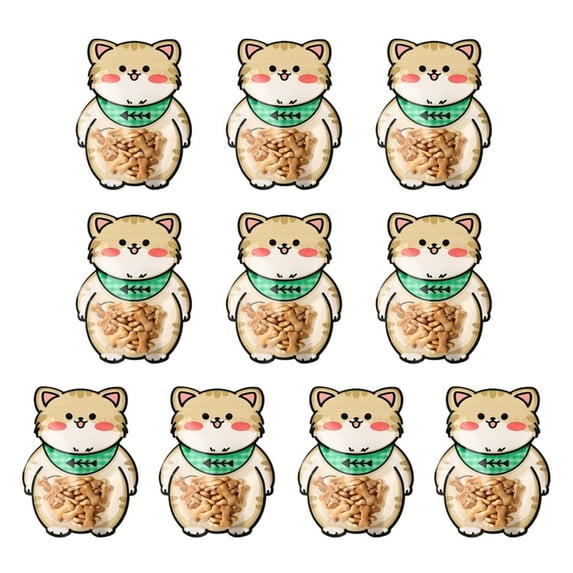 XIANXIAN Cartoon Snack Bag Ziplock Bag Snack Bags for Kids 10Pcs Reusable Bags Cute Cookie Bags for School Gift Bags Birthday Party Bags Dessert Decorating Bags Food Storage Meal Prep Container